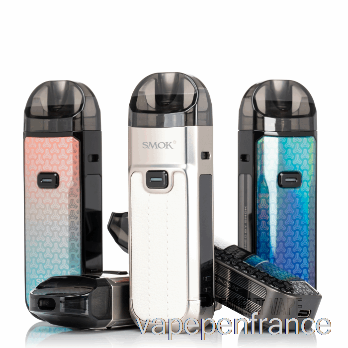 Smok Nord 5 80w Pod Système Cuir Gris Vape Stylo